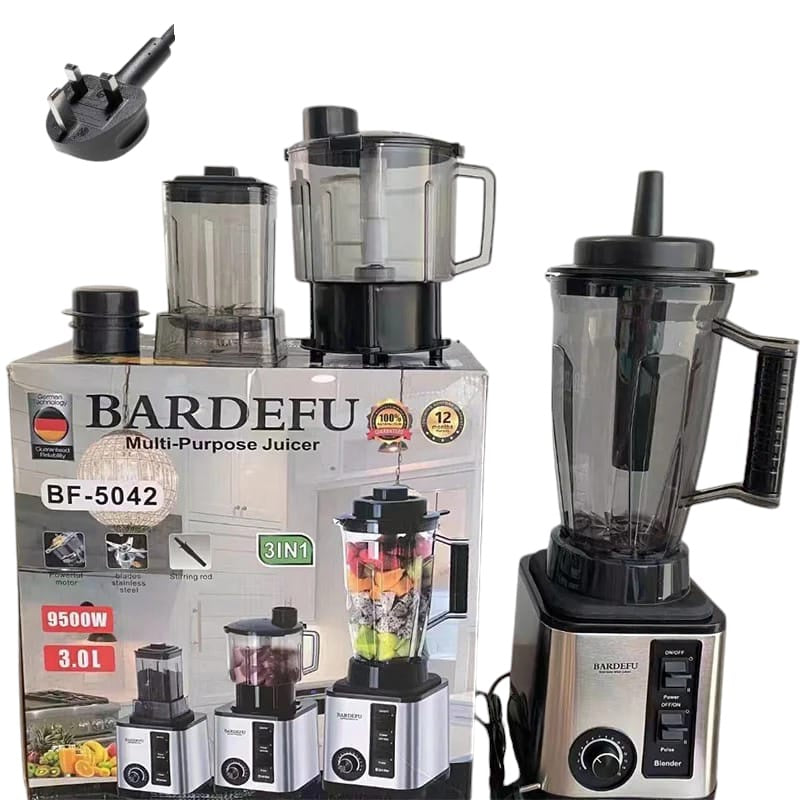 خلاط BARDEFU BF-5042 الألمانى - خلاطك السحريّ لكلّ مهامّ المطبخ 5*1