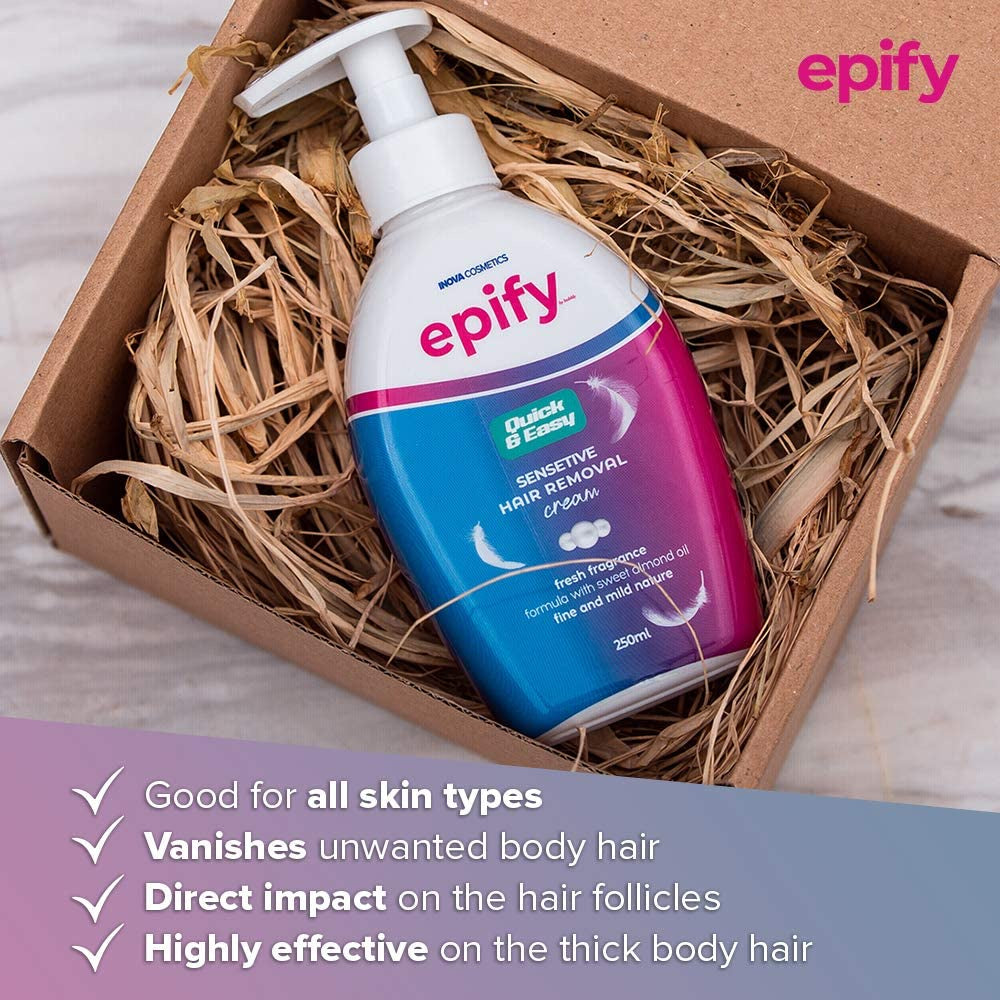 كريم epify لإزالة الشعر