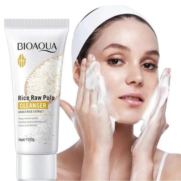 غسول BioAqua بخلاصة الرز هو سر النضارة!