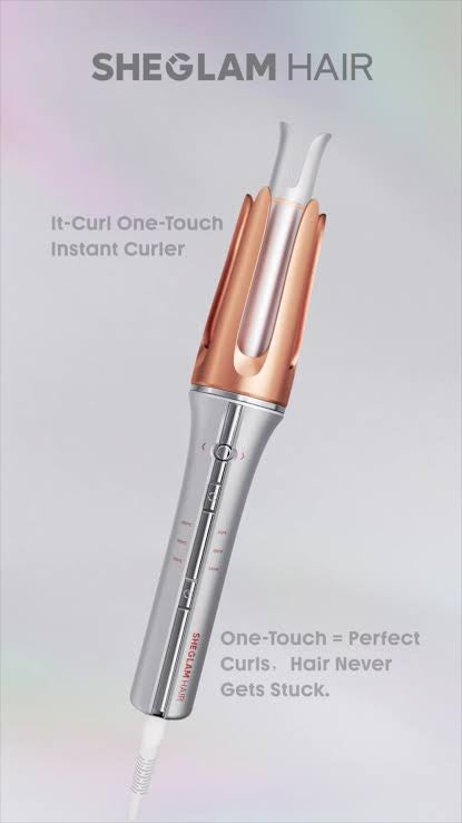 جهاز تجعيد الشعر الأوتوماتيكي SHEGLAM It-Curl – تموجات مثالية بضغطة واحدة