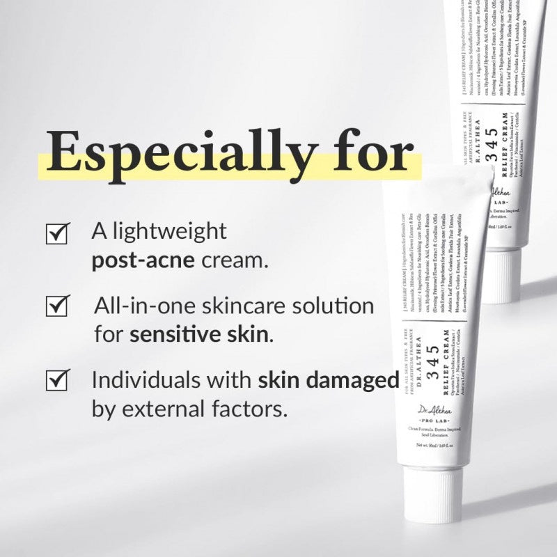 Dr. Althea 345 Relief Cream – ترطيب وتهدئة للبشرة الحساسة