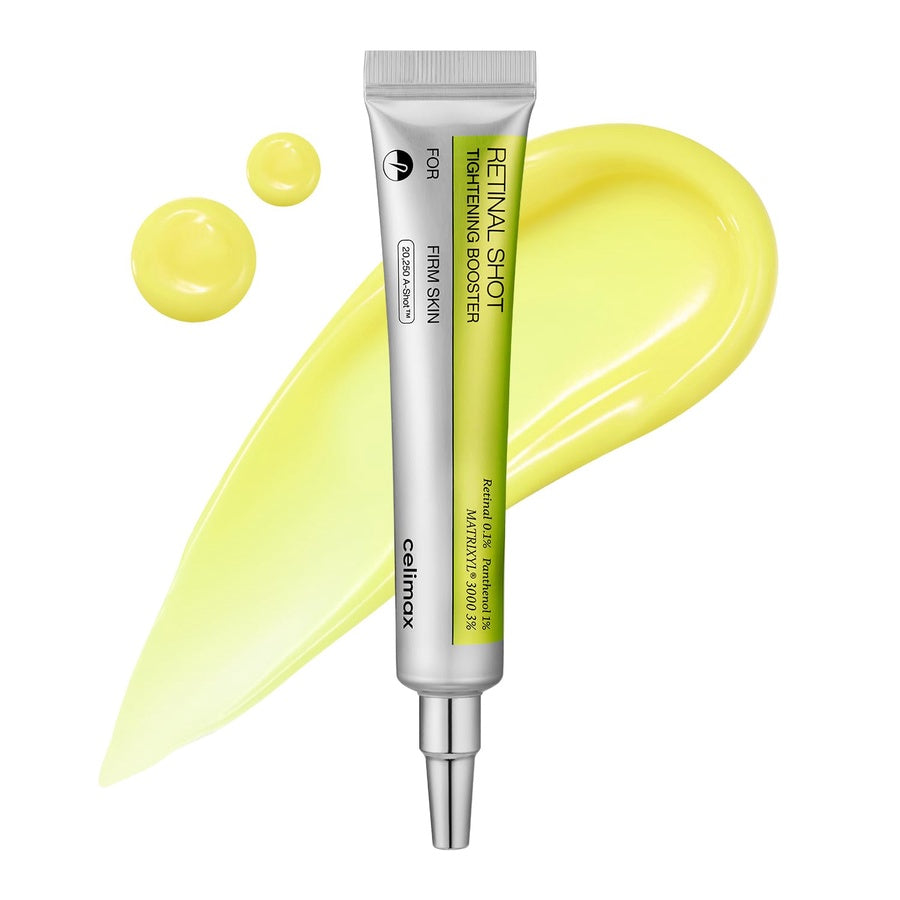 CELIMAX The Vita - A Retinal Shot Tightening Booster | كريم ريتينال شوت سيلماكس 0.1% ريتينال + نياسيناميد + بانثينول لشد البشرة، تقليل الخطوط وتحسين ملمس البشرة