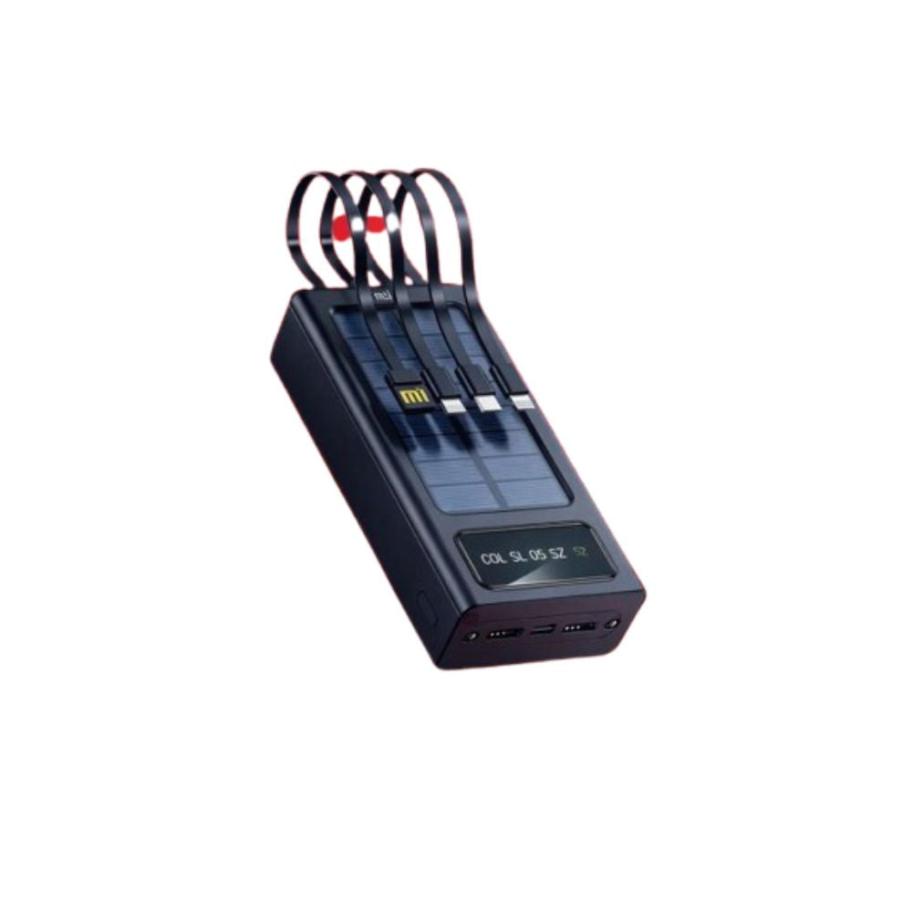 باور بانك شاومي 30000mAh | شحن سريع + طاقة شمسية للأجهزة