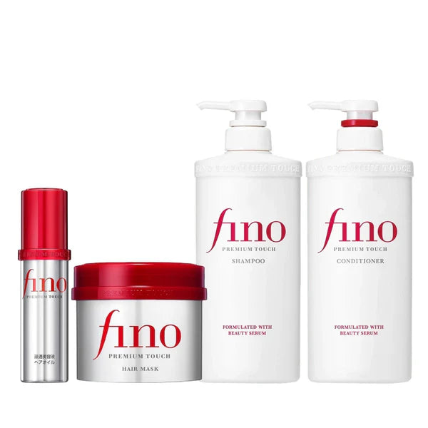 مجموعة Fino Premium Touch اليابانية | ترطيب وإصلاح الشعر التالف