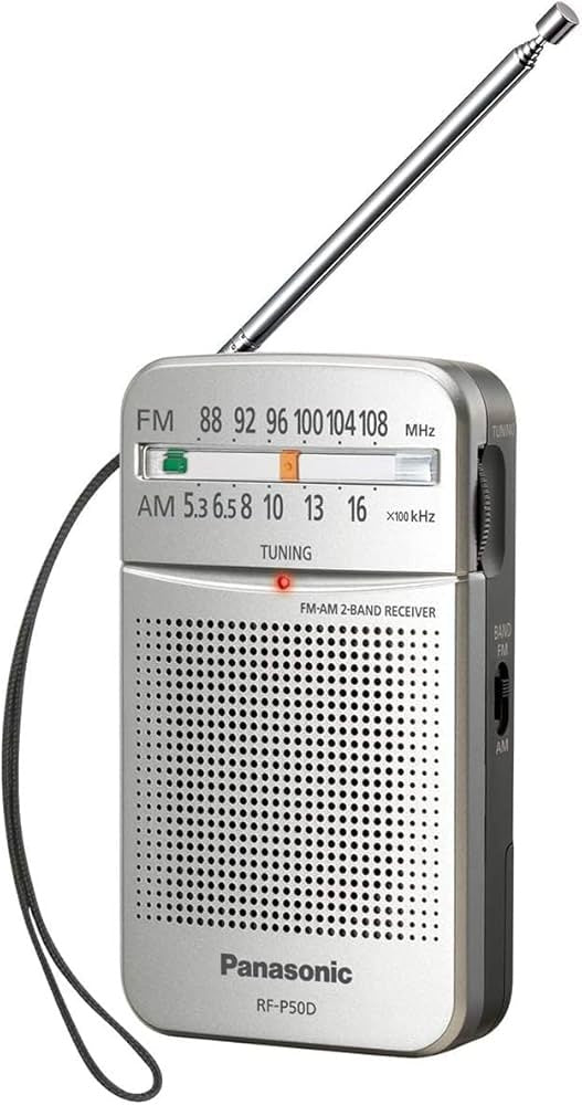 راديو باناسونيك RF-P50 المحمول | استقبال قوي وصوت نقي