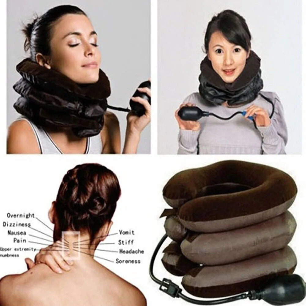 Air Neck Pump | جهاز شد الرقبة الهوائي لتخفيف الألم وتحسين الوضعية