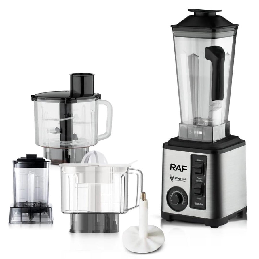 خلاط ومحضرة طعام RAF R.2880 (5 في 1) 2600 واط | قوة عالية لكل مطبخ