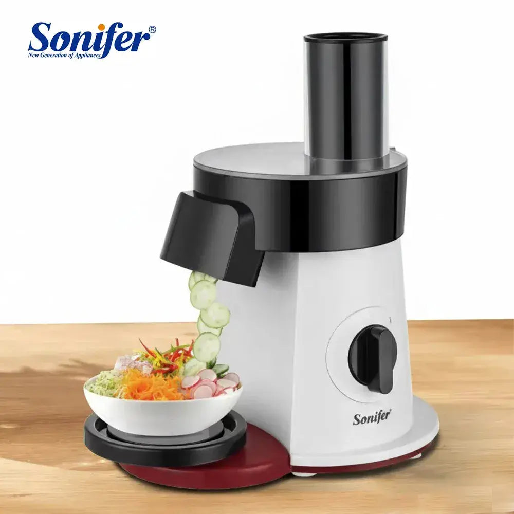قطاعة ومبشرة الخضار الكهربائية Sonifer SF-5505 | تقطيع سريع باحترافية