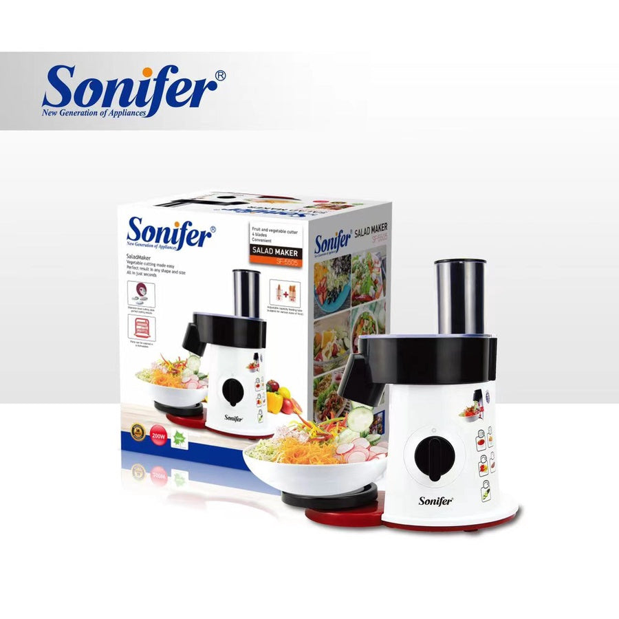 قطاعة ومبشرة الخضار الكهربائية Sonifer SF-5505 | تقطيع سريع باحترافية