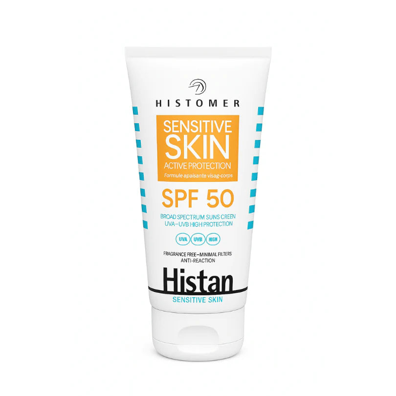 HISTAN SENSITIVE SKIN ACTIVE PROTECTION SPF50+ 200ml | حماية للبشرة الحساسة SPF50+