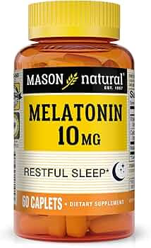 Mason Natural Melatonin 10mg 60cap | ميلاتونين 10mg