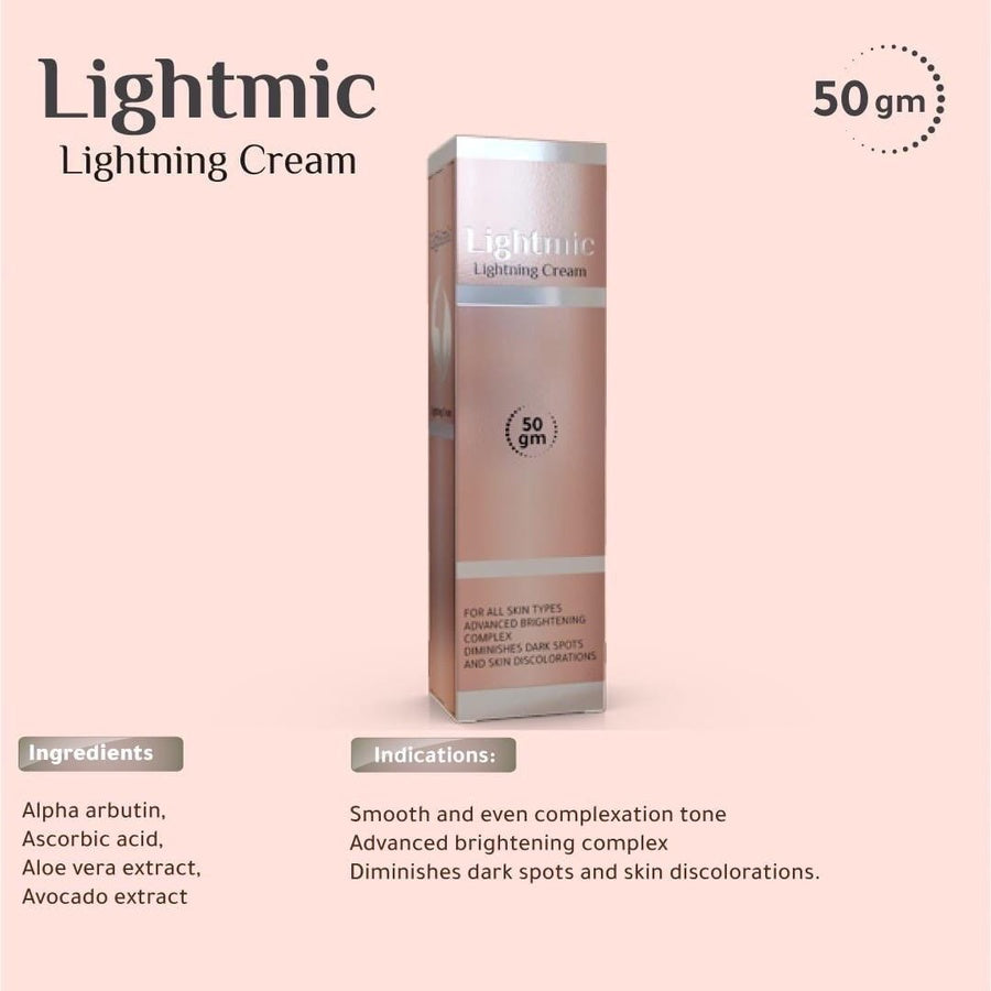 Lightmic Lightning Cream | كريم تفتيح للبقع الداكنة وتوحيد البشرة