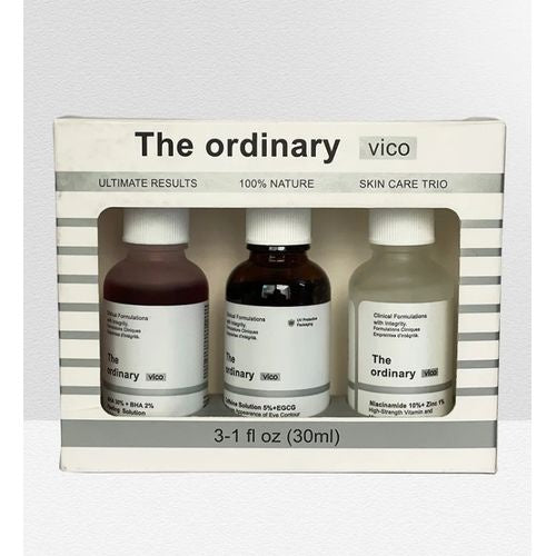 مجموعة سيرومات The Ordinary الثلاثية | عناية متكاملة للبشرة وإشراقة طبيعية
