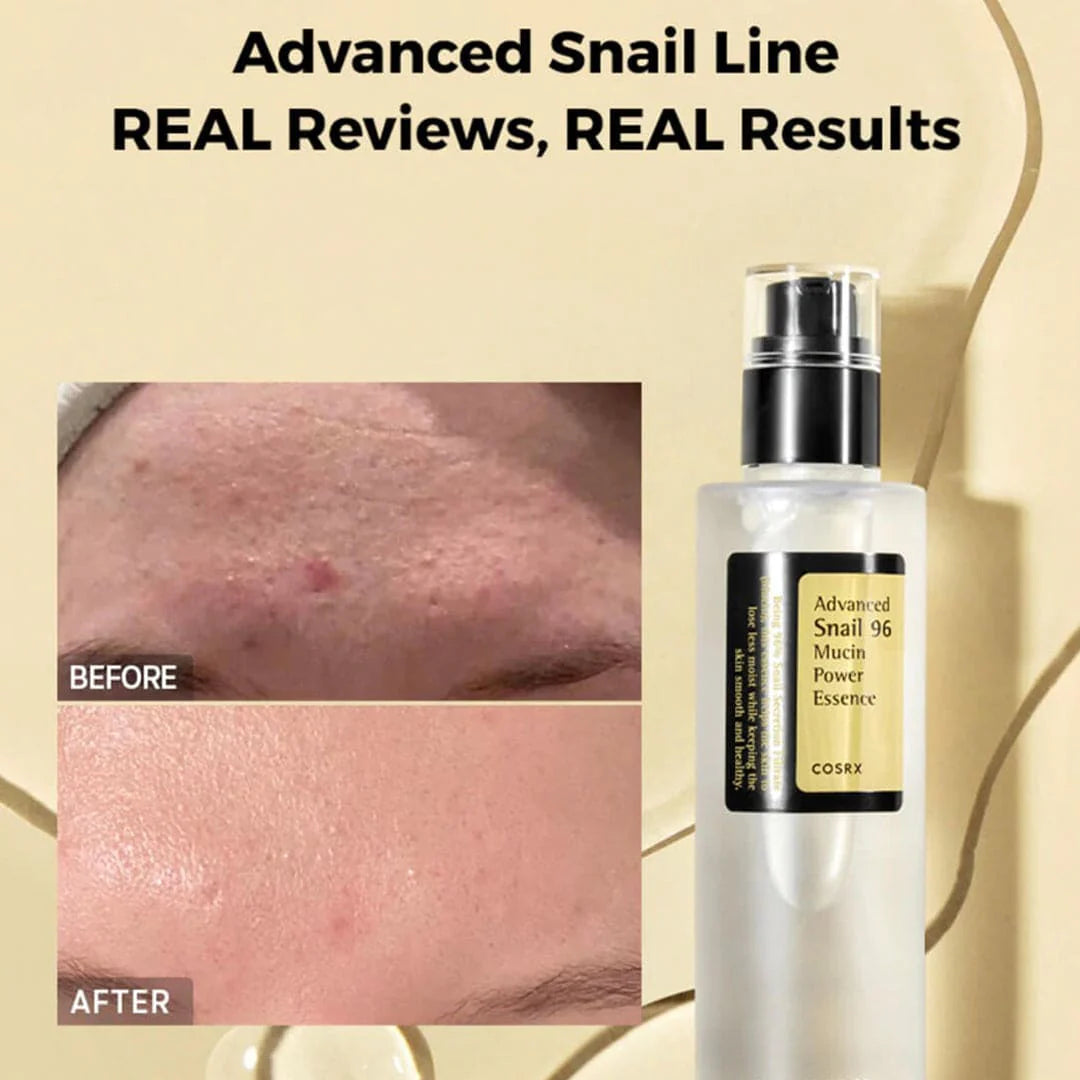 مجموعة COSRX Snail Mucin | ترطيب وإصلاح البشرة الحلزوني