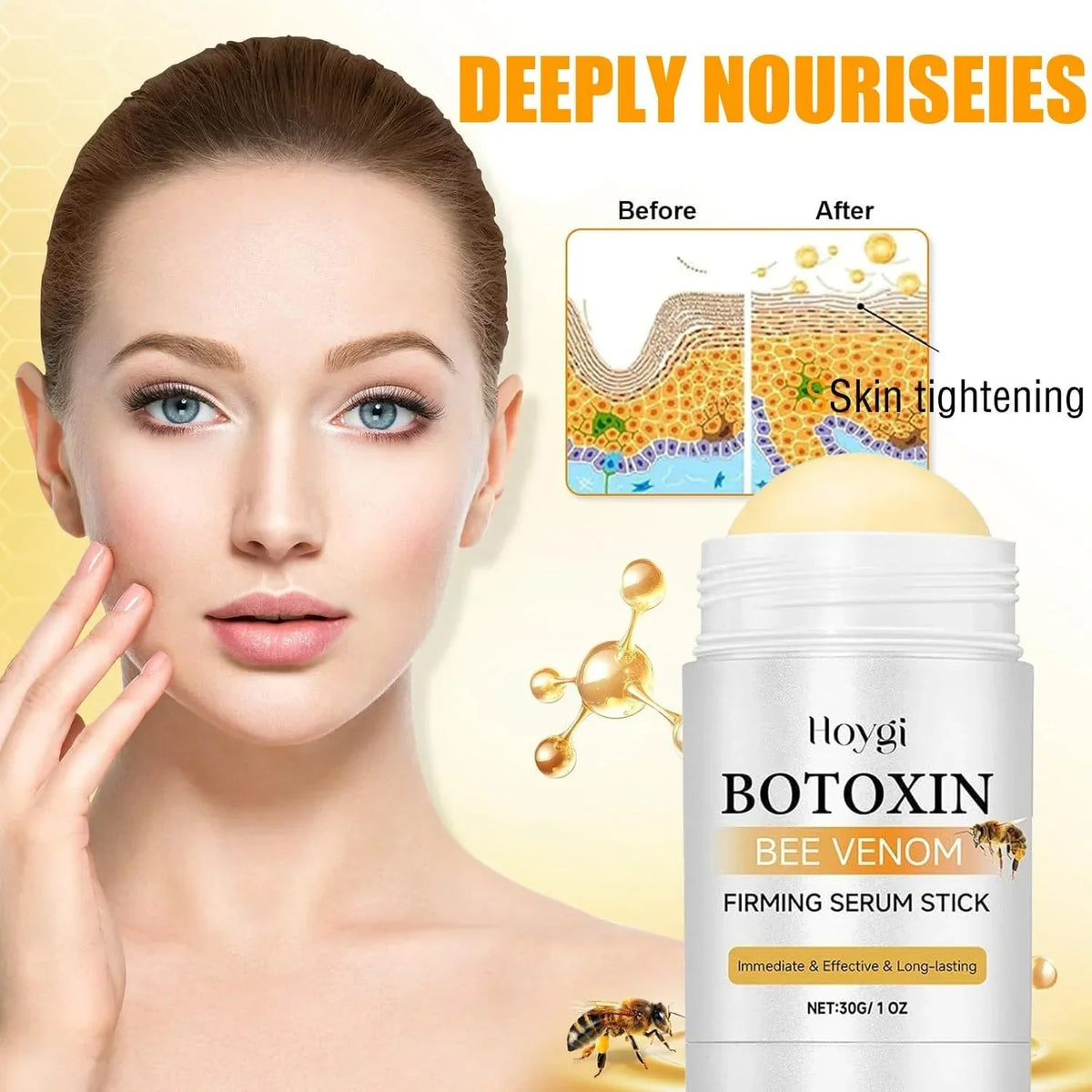 سيروم ستيك Hoygi BOTOXIN بسم النحل | شد وترطيب البشرة