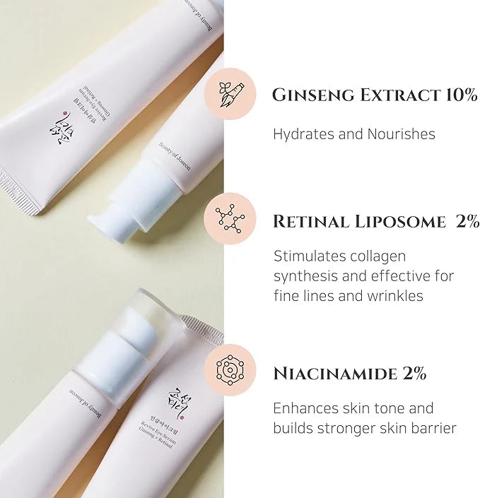 سيروم العين Beauty of Joseon Retinal + Ginseng | لمظهر أكثر إشراقاً