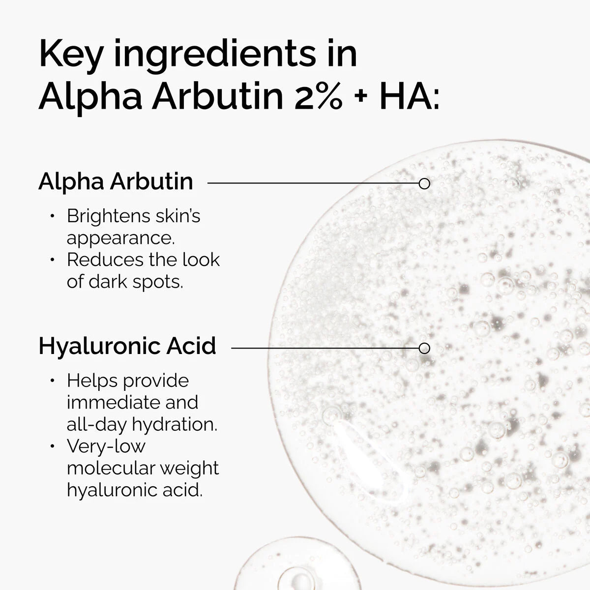 The Ordinary Alpha Arbutin 2% + HA | توحيد لون البشرة وترطيبها