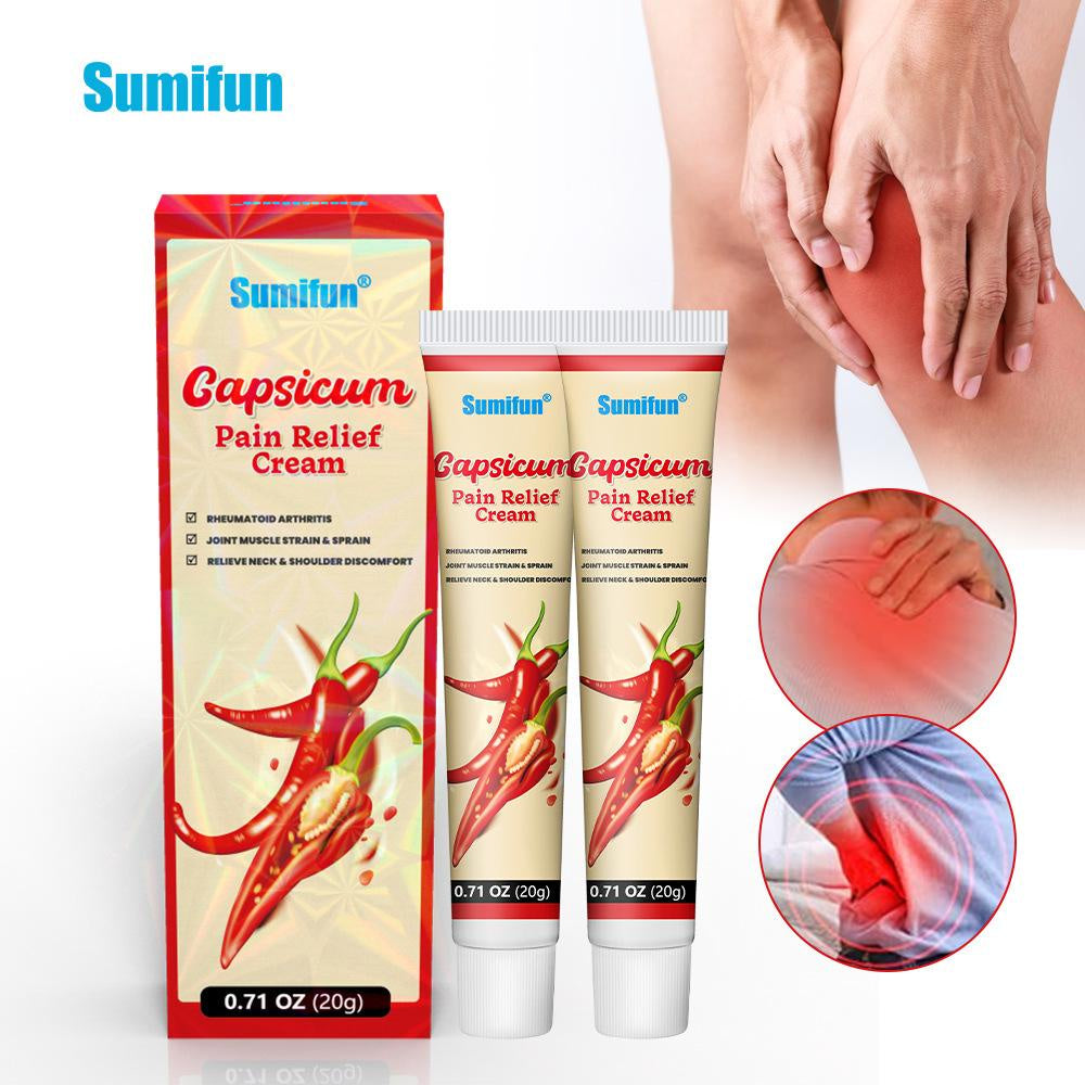 Sumifun Capsicum Pain Relief Cream | كريم الفلفل الحار لتدليك العضلات والمفاصل