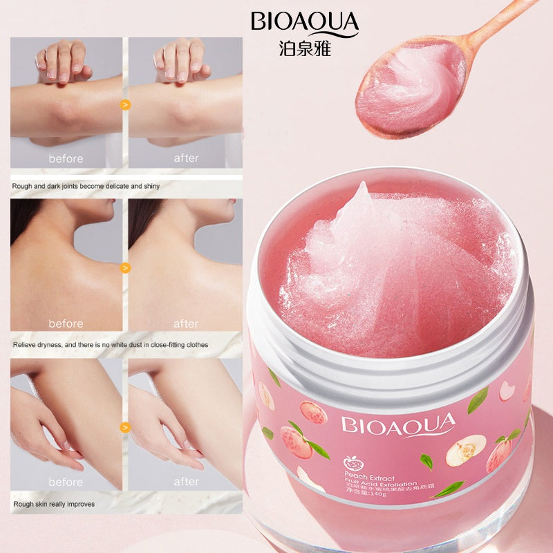BIOAQUA Peach Exfoliating Gel | جل مقشر بالخوخ لتنعيم البشرة وتجديد إشراقتها