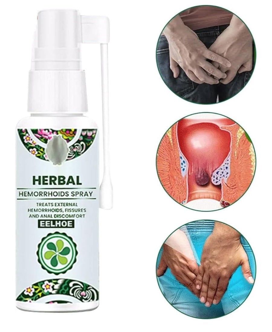 EELHOE Herbal Hemorrhoids Spray | بخاخ للعناية بالبواسير الخارجية وتخفيف الانزعاج