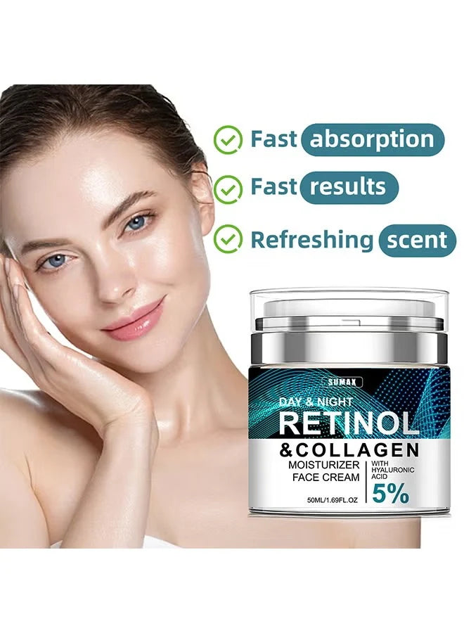 SUMAX Retinol & Collagen Face Cream | كريم مرطب بالريتينول والكولاجين للعناية اليومية بالبشرة