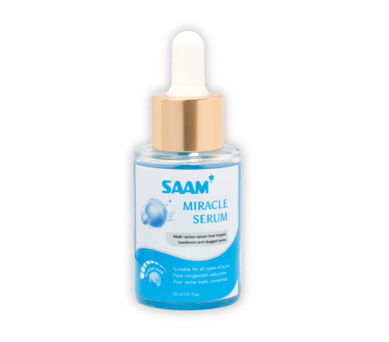 SAAM Miracle Serum 30ml | سيروم للعناية بالبشرة المعرضة للحبوب والشوائب