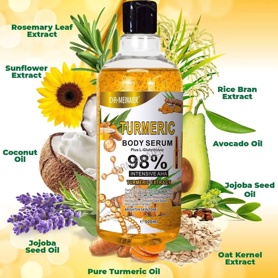 Turmeric Body Serum 98% | سيروم الكركم لتنعيم البشرة وتحسين إشراقتها