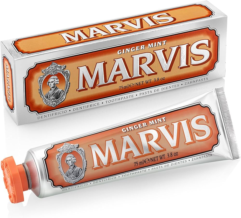 Marvis Ginger Mint Toothpaste | معجون أسنان بالزنجبيل والنعناع لانتعاش يدوم