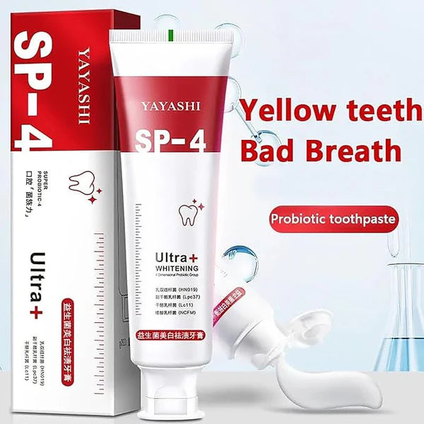 YAYASHI SP-4 TM Probiotic Toothpaste | معجون أسنان بروبيوتيك للعناية اليومية بالفم