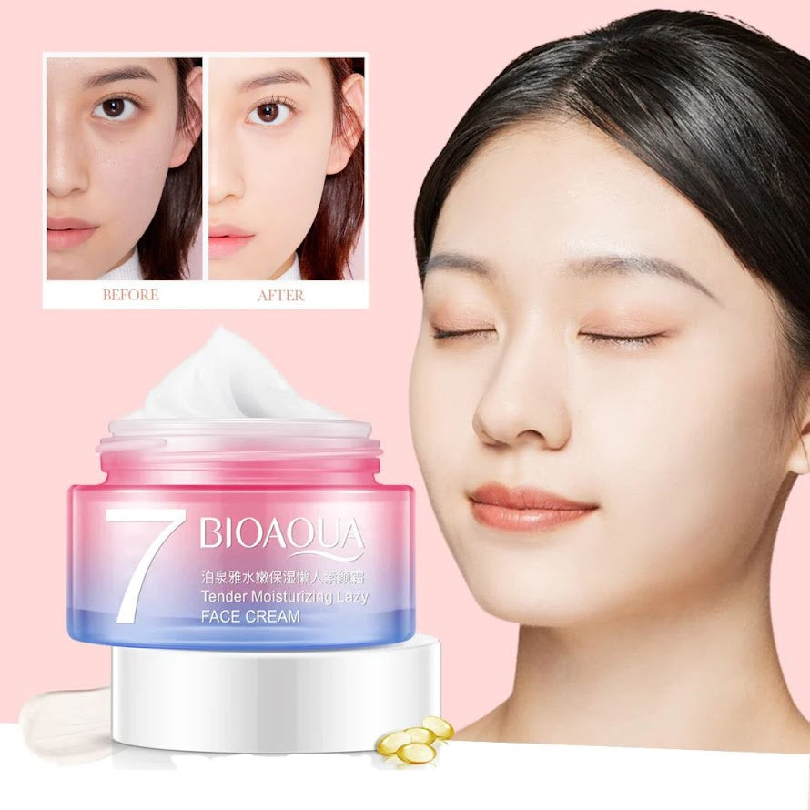 BIOAQUA 7 Soft Moisturizing Face Cream | كريم مرطب بإشراقة وتوحيد مظهر لون البشرة