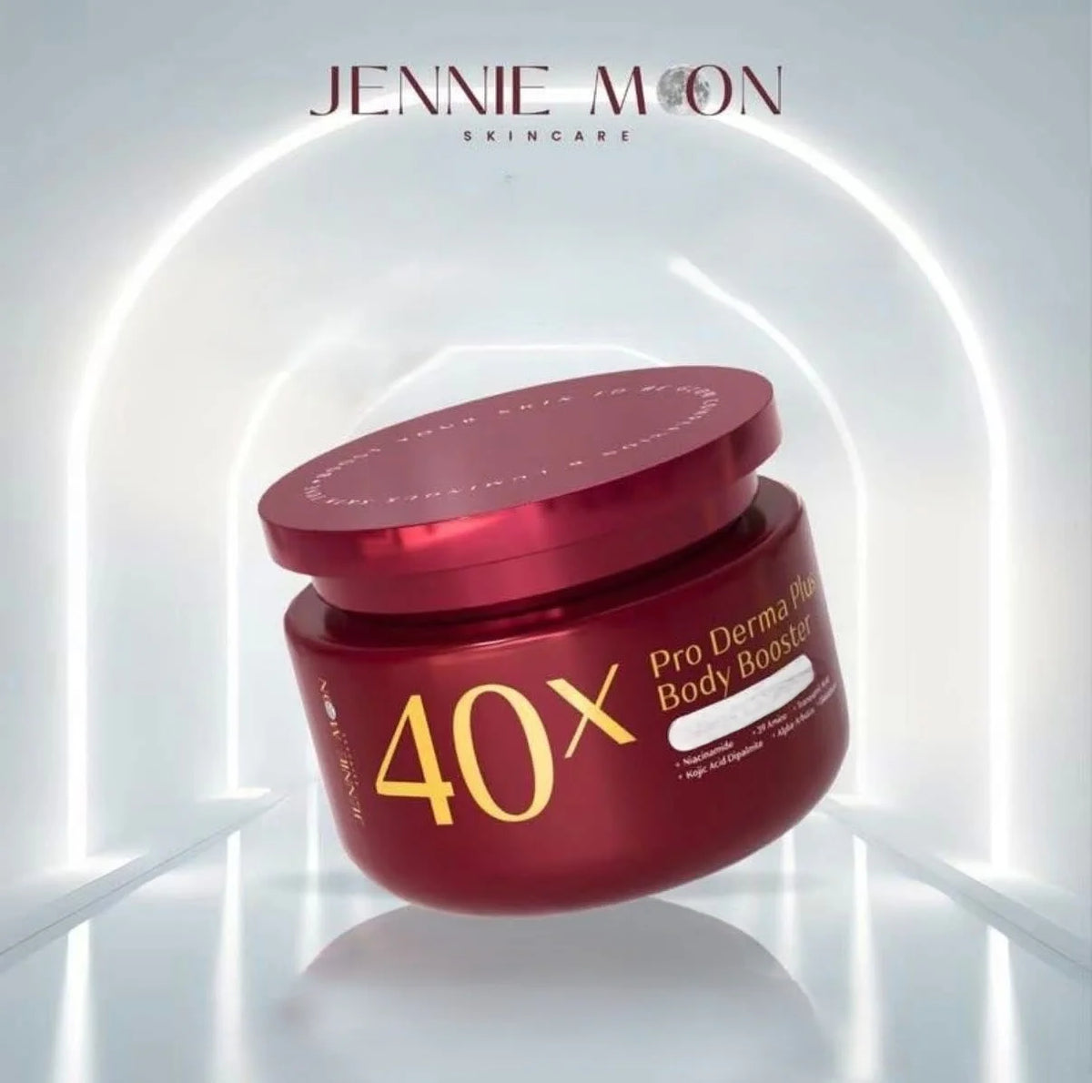 Jennie Moon 40X Pro Derma Plus Body Booster | كريم الجسم لتوحيد اللون والإشراقة