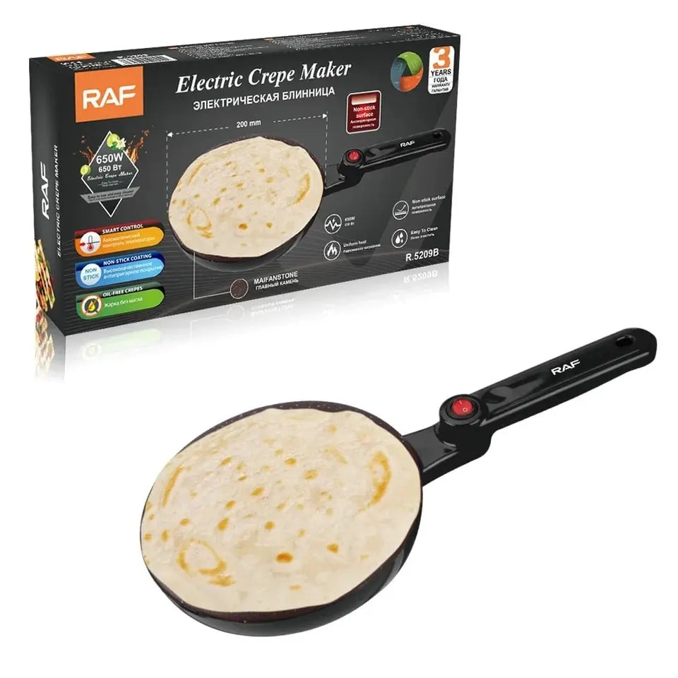 RAF Crepe Maker R.5209B | صاجة كهربائية للكريب والرقاق