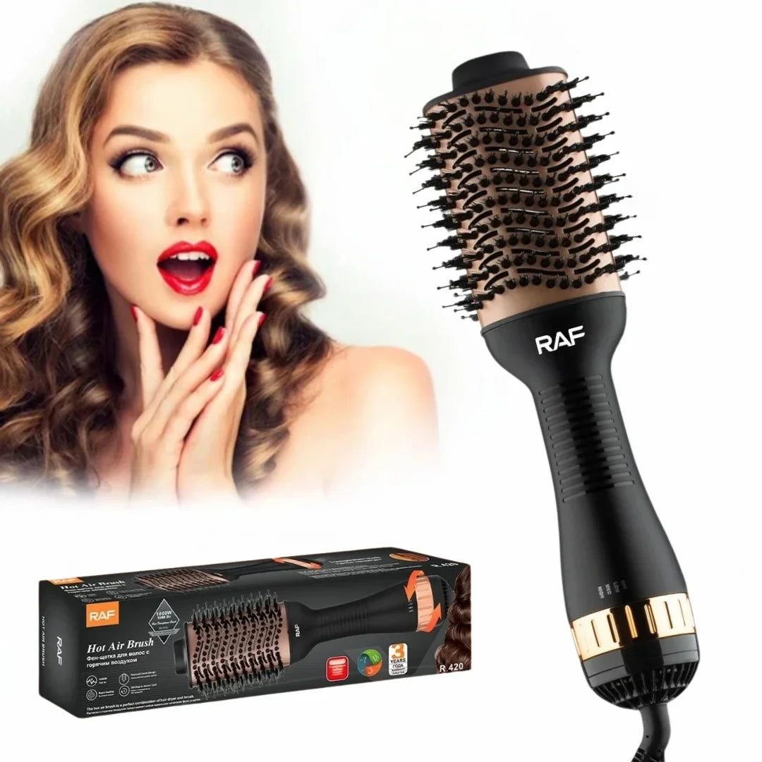 RAF R.420 Hot Air Brush | فرشاة استشوار حرارية لتصفيف وتجفيف الشعر