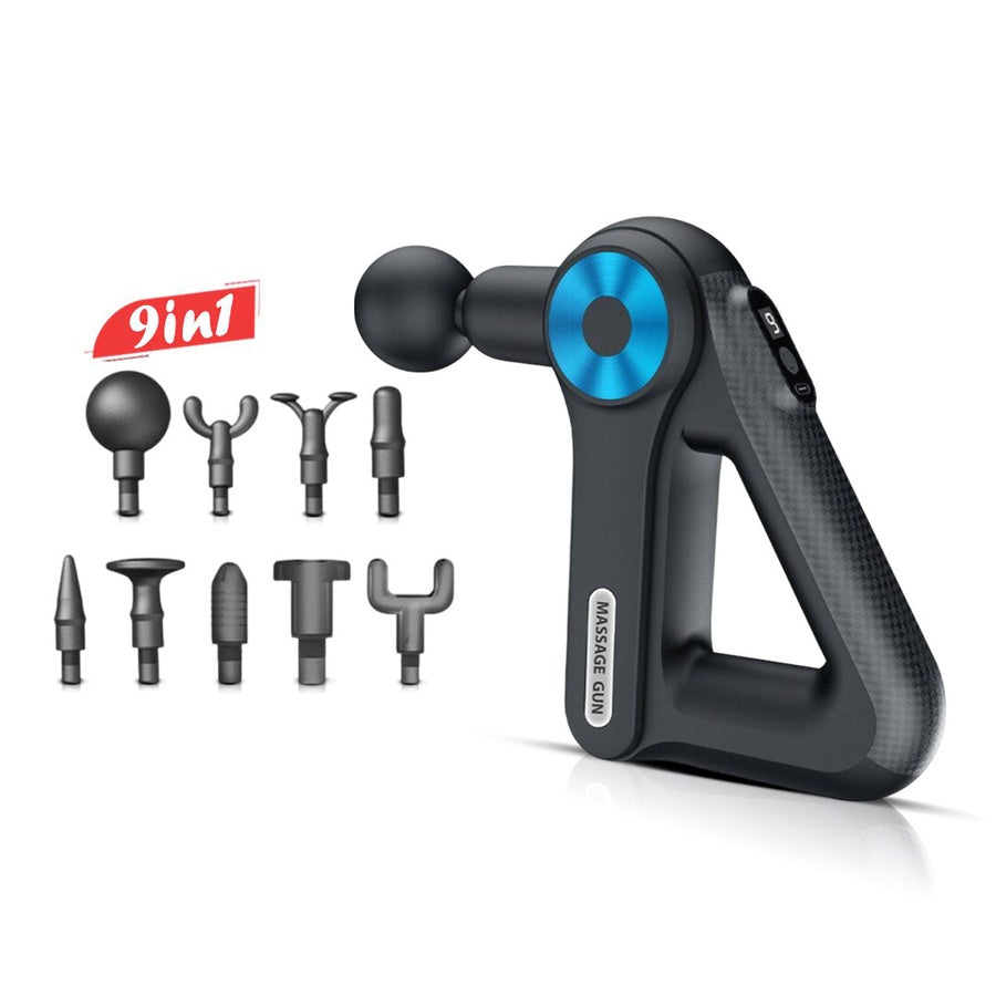 Pro Massage Gun 9-in-1 | جهاز مساج احترافي لتدليك العضلات