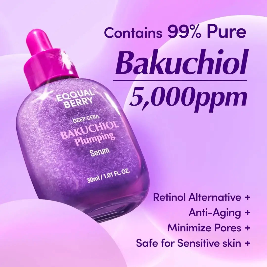 Eqqualberry Bakuchiol Plumping Serum | سيروم الباكوتشيول لمرونة البشرة وترطيبها
