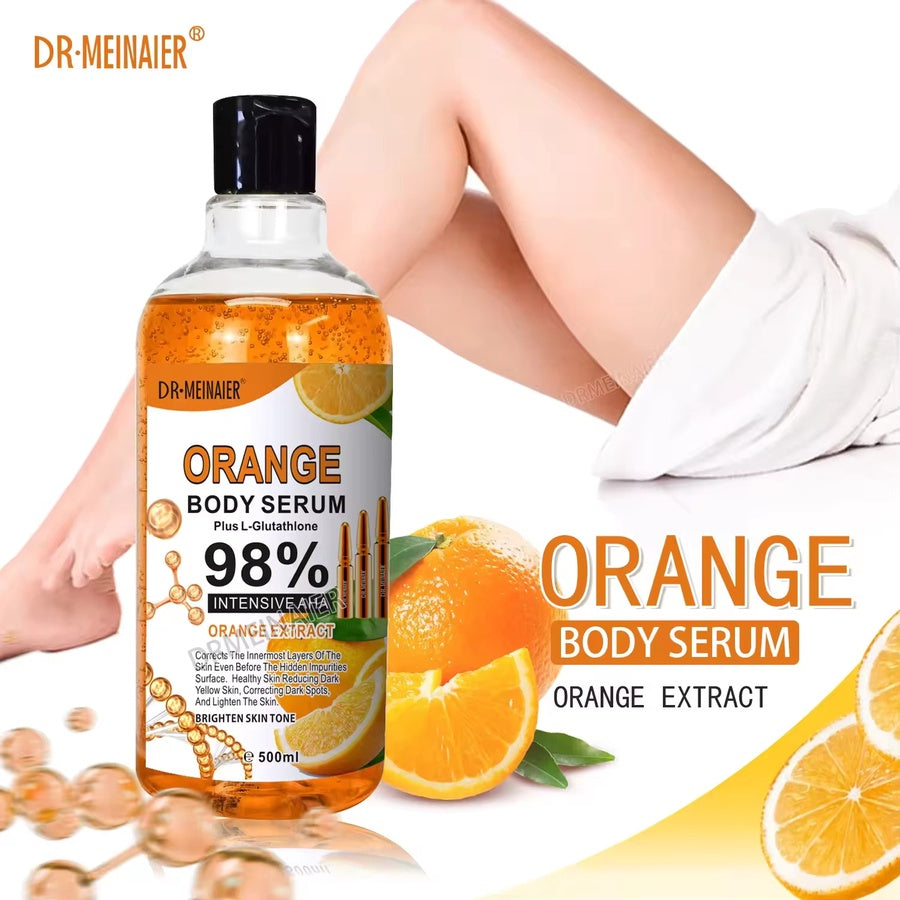 Dr. Meinaier Orange Body Serum 98% | سيروم الجسم بالبرتقال لإشراقة البشرة