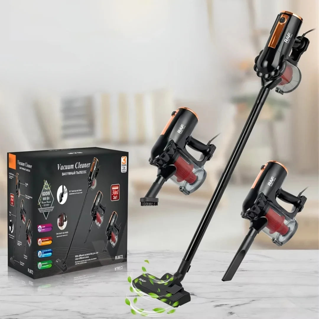 RAF R.8672 Cordless Vacuum Cleaner | مكنسة لاسلكية 3 في 1 بقوة شفط عالية