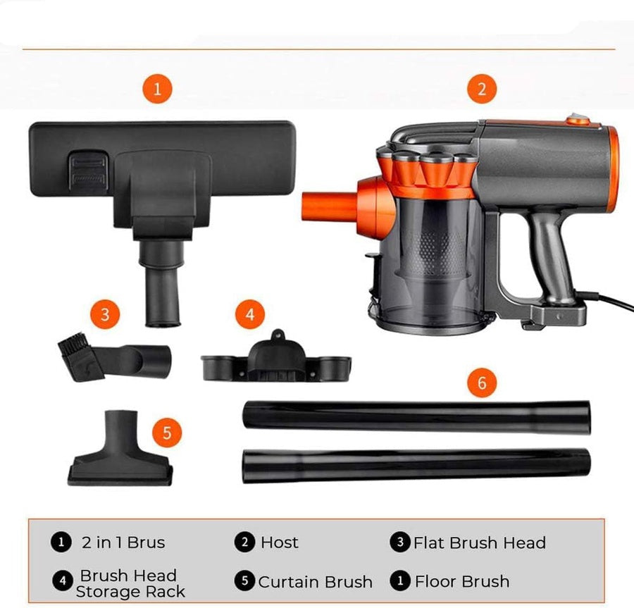 RAF R.8672 Cordless Vacuum Cleaner | مكنسة لاسلكية 3 في 1 بقوة شفط عالية