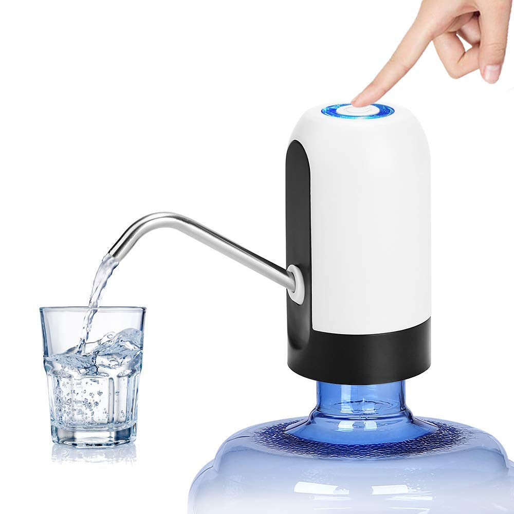 Aquapower Desktop 2-in-1 Electric Water Dispenser Touch Button | مضخة مياه كهربائية ثنائية الاستخدام بزر لمسي