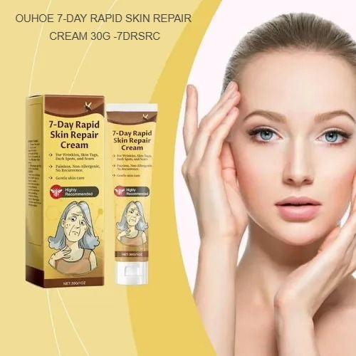 Ouhoe 7-Day Rapid Skin Repair Cream 30g | كريم إصلاح البشرة السريع للتجاعيد والبقع الداكنة