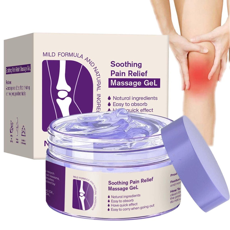 Soothing Pain Relief Massage Gel Natural Ingredients | جل مساج لتخفيف آلام المفاصل والعضلات بمكونات طبيعية