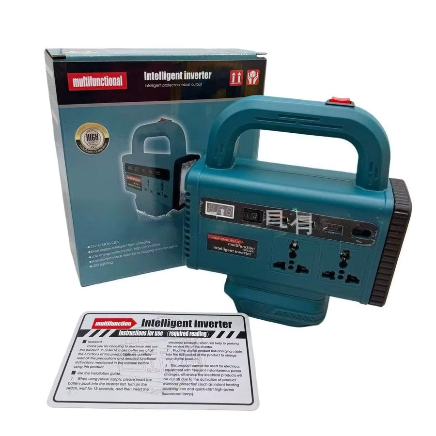 PowerBoost Smart Multi-Function Inverter | محول كهربائي ذكي متعدد الوظائف مع شحن سريع وإضاءة LED