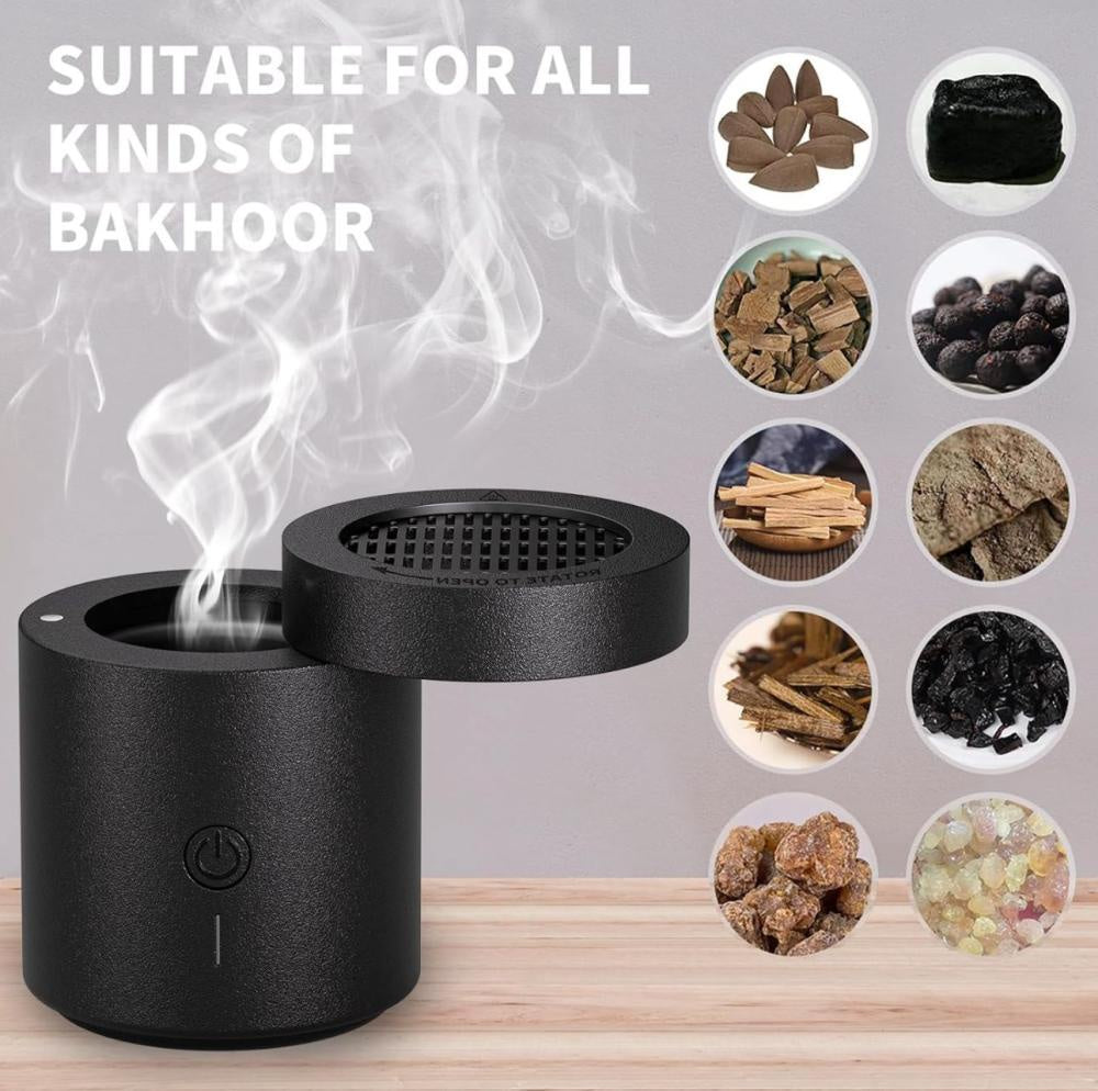 Smart Electric Incense Burner بدون فحم وشحن USB | مبخرة كهربائية ذكية محمولة X-028