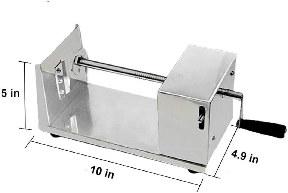 Stainless Steel Spiral Potato Slicer | ماكينة تقطيع البطاطس الحلزونية