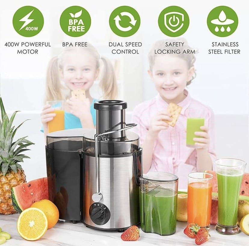 Electric Juice Extractor | عصارة فواكه وخضروات كهربائية