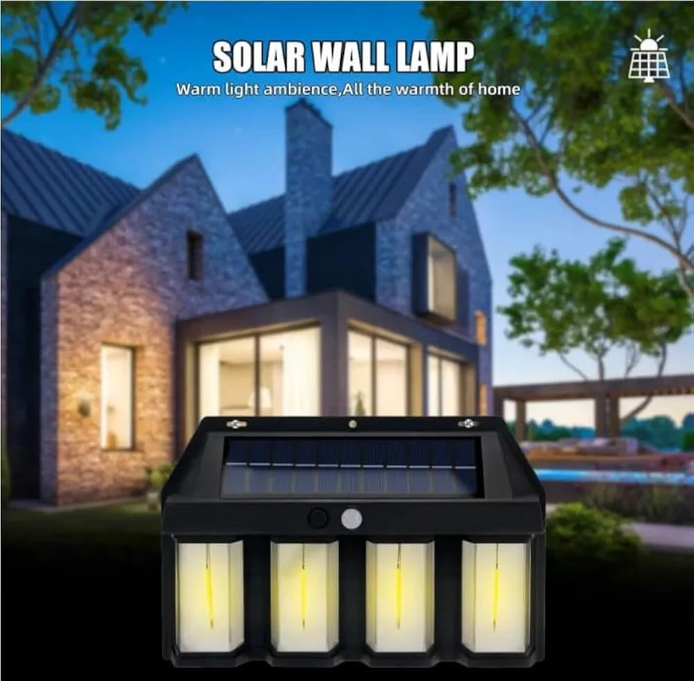 Solar Motion Sensor Wall Light | مصباح جداري شمسي بحساس حركة