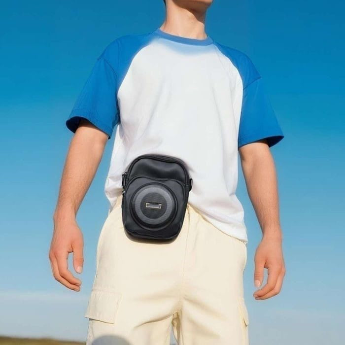 Bluetooth Speaker Shoulder Bag | حقيبة كتف متعددة الاستخدام مع سماعة بلوتوث