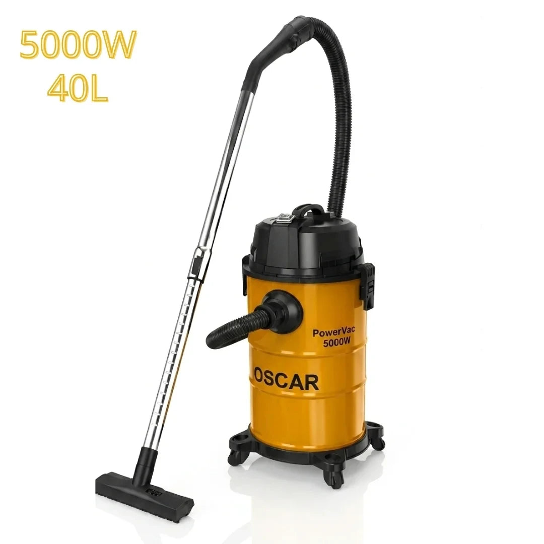 Oscar Power Vac 40L Wet & Dry Vacuum Cleaner | مكنسة أوسكار باور فاك للتنظيف الجاف والرطب 40 لتر