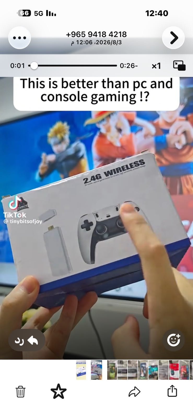 4K Game Stick Pro Wireless Console | جهاز ألعاب 4K لاسلكي مع يدين تحكم