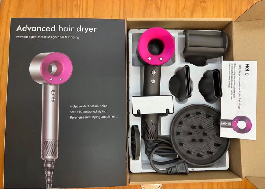 High-Speed Ionic Hair Dryer with Magnetic Attachments | مجفف شعر أيوني عالي السرعة مع ملحقات مغناطيسية
